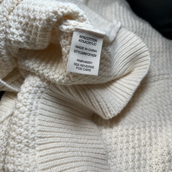 Jessica Simpson Cream Textured Knit Cardigan - Picture 4 of 8